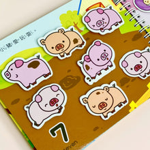 Load image into Gallery viewer, Baby Fun Learning Stickers-1 set of 4 books (one set of free shipping, only for local express delivery)