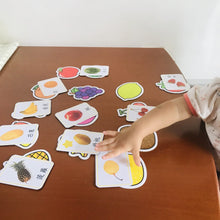 Load image into Gallery viewer, Fruit and Vegetable Puzzle Cards