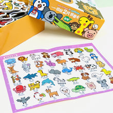 Load image into Gallery viewer, Animal puzzle cards for toddlers